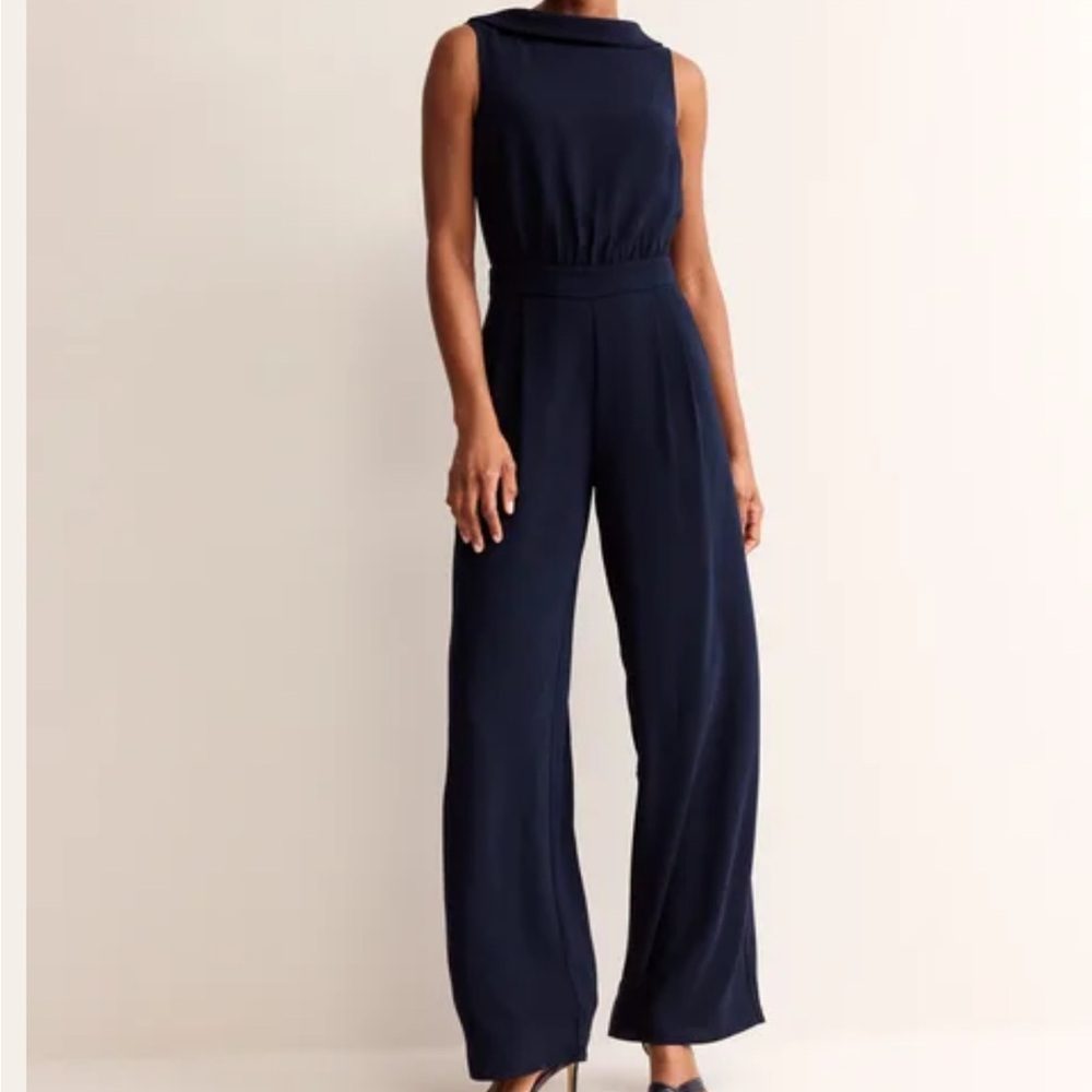 Boden Clarissa Jumpsuit Navy